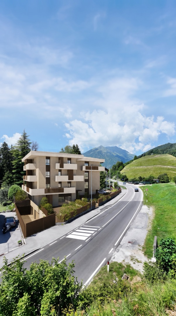 Vista aerea di Altopiano Living a Clusone